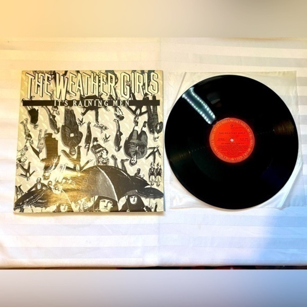 THE WEATHER GIRLS ‘It’s Raining Men’ vinyl album. Mint condition record. 1982